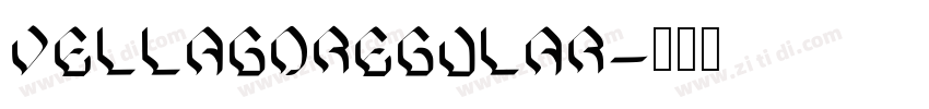 VellagoRegular字体转换 VellagoRegular字体转换