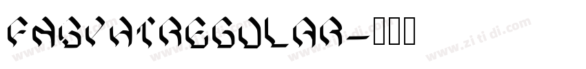 fnsyhtRegular字体转换