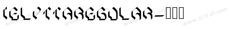 jelyttaRegular字体转换
