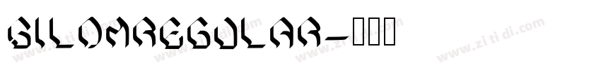 silomRegular字体转换
