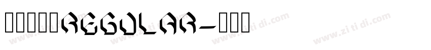 尔雅格鲁特Regular字体转换