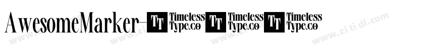 AwesomeMarker字体转换