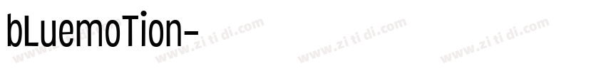 bLuemoTion字体转换