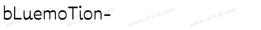 bLuemoTion字体转换
