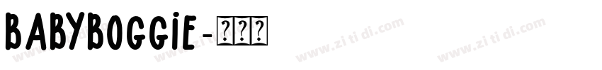 Babyboggie字体转换