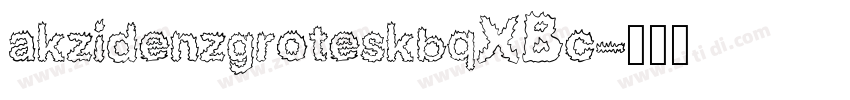akzidenzgroteskbqXBc字体转换