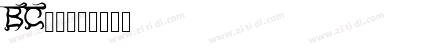 bc源暎黑体字体转换