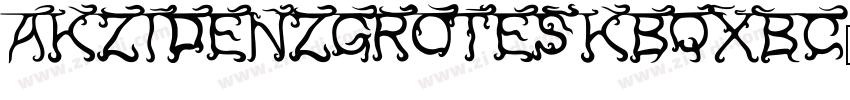 akzidenzgroteskbqXBc字体转换