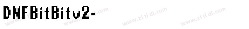 DNFBitBitv2字体转换
