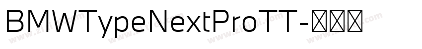 BMWTypeNextProTT字体转换