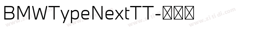 BMWTypeNextTT字体转换