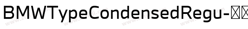 BMWTypeCondensedRegu字体转换 BMWTypeCondensedRegu字体转换