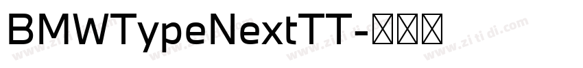 BMWTypeNextTT字体转换