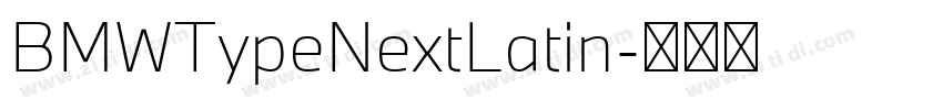 BMWTypeNextLatin字体转换 BMWTypeNextLatin字体转换