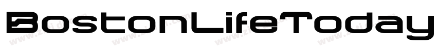 BostonLifeToday字体转换