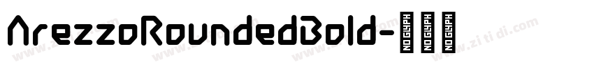 ArezzoRoundedBold字体转换
