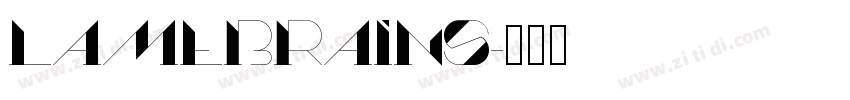 LAMEBRAINS字体转换