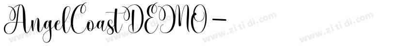 AngelCoastDEMO字体转换