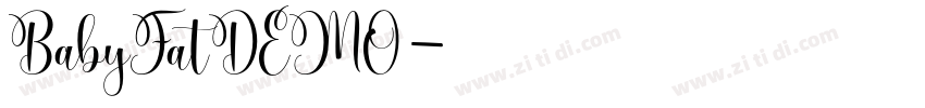 BabyFatDEMO字体转换