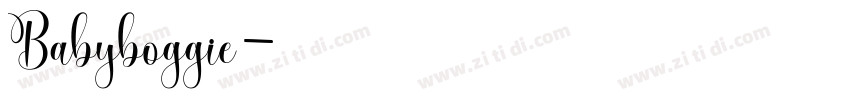 Babyboggie字体转换