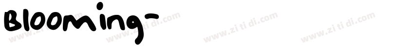 Blooming字体转换