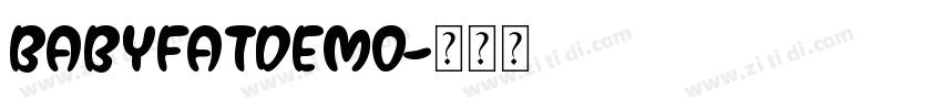 BabyFatDEMO字体转换