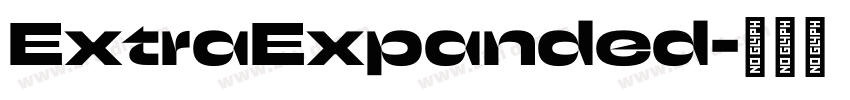 ExtraExpanded字体转换