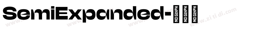 SemiExpanded字体转换 SemiExpanded字体转换