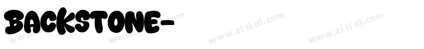 backstone字体转换