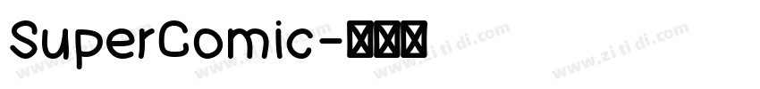 SuperComic字体转换