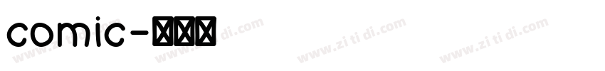 comic字体转换
