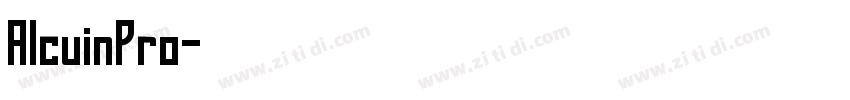 AlcuinPro字体转换