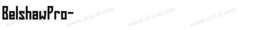 BelshawPro字体转换
