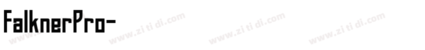 FalknerPro字体转换