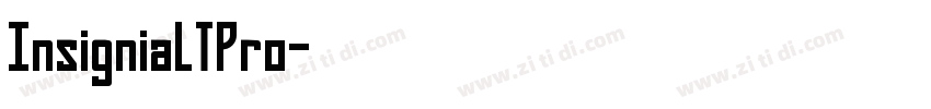InsigniaLTPro字体转换