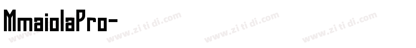 MmaiolaPro字体转换