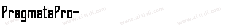 PragmataPro字体转换