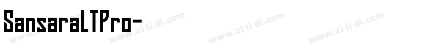SansaraLTPro字体转换