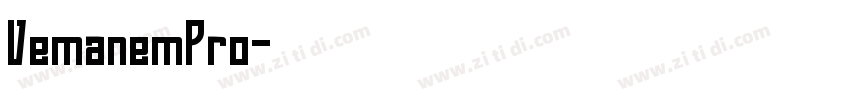 VemanemPro字体转换