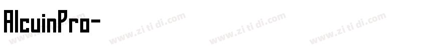 AlcuinPro字体转换