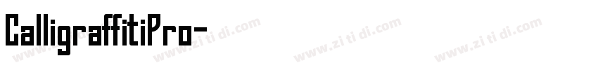 CalligraffitiPro字体转换