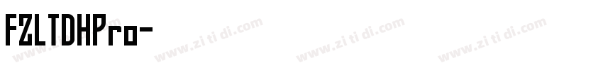 FZLTDHPro字体转换