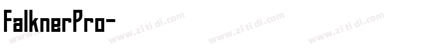 FalknerPro字体转换