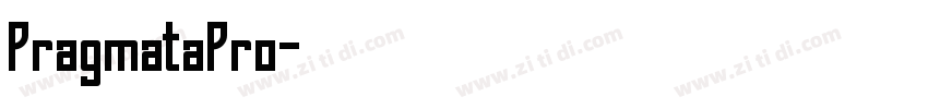 PragmataPro字体转换
