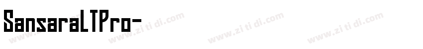 SansaraLTPro字体转换