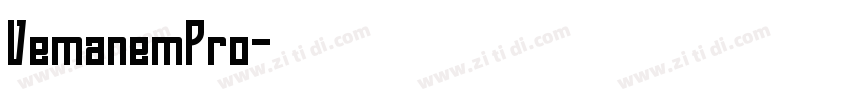 VemanemPro字体转换