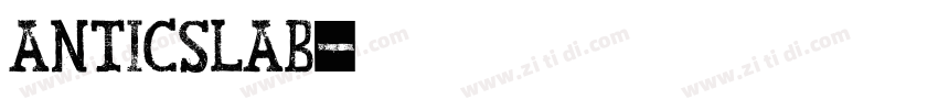 AnticSlab字体转换
