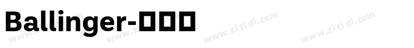 Ballinger字体转换 Ballinger字体转换