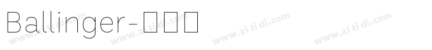 Ballinger字体转换 Ballinger字体转换