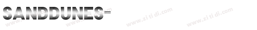 sanddunes字体转换